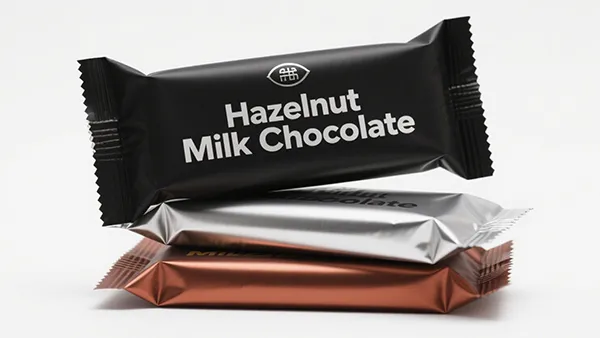 Soluciones de envasado horizontal flow pack para tabletas y bloques de chocolate