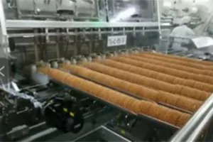 Sistema automático de envasado de galletas