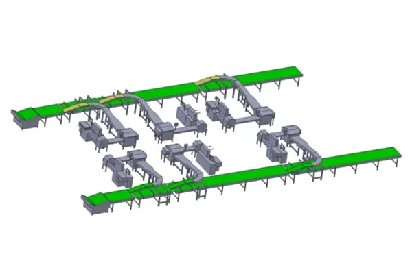 Sistema automático de envasado de galletas