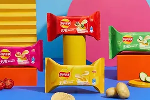 Sistema automático de envasado de snacks apilados