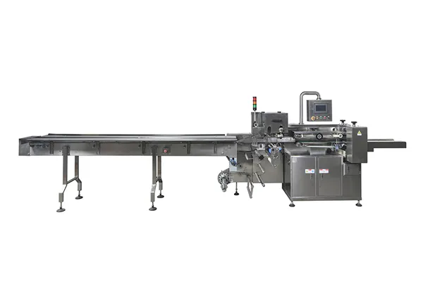 Envasadora horizontal flow pack SF-D con alimentación inferior de film
